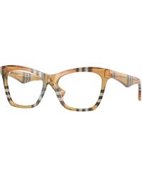 Burberry - Be2416 4146 Optical Frames Acetate Cat Eye Normal - Lyst