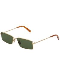 Retrosuperfuture - R0T Chopper Light Havana Sunglasses Metal Squared Normal - Lyst