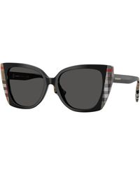 Burberry - Be4393 Meryl 405587 Sunglasses Acetate Cat Eye Normal - Lyst