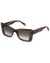 Police - Splr97 Daydream 1 0Apz Sunglasses Acetate Butterfly Normal Nuanced - Lyst