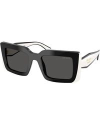 Prada - Pr D01S 20G08Z Sunglasses Acetate Squared Normal - Lyst