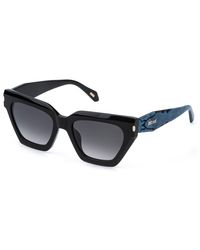 Just Cavalli - Sjc171 700Y Sunglasses Acetate Smoke Butterfly Normal Nuanced - Lyst