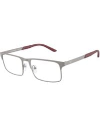 Emporio Armani - Ea1170 3003 Optical Frames Metal Squared Normal - Lyst