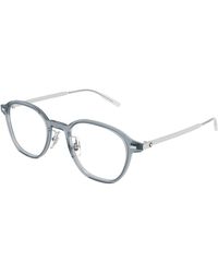 Montblanc - Mb0427O 003 Optical Frames Transparent Round - Lyst