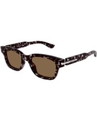 McQueen - Am0497S 002 Sunglasses Acetate Squared - Lyst