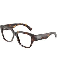 Dolce & Gabbana - Dg3405 502 Optical Frames Acetate Squared Normal - Lyst