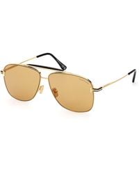 Tom Ford - Ft1017 Jaden 30E Sunglasses Metal Squared Normal - Lyst