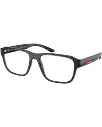 Prada Linea Rossa - Ps 05Rv 01D1O1 Optical Frames Injected Transparent Geometric Normal - Lyst