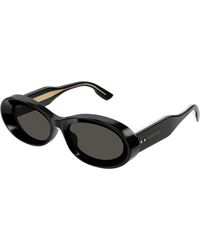 Gucci - Gg1527S 001 Sunglasses Acetate Round - Lyst