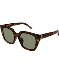Saint Laurent - Sl M143 003 Sunglasses Acetate Cat Eye - Lyst