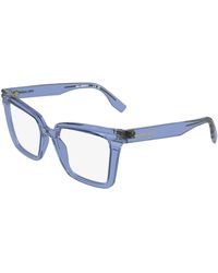 KARL LAGERFELD - Kl6240 662 Optical Frames Acetate Squared Normal - Lyst