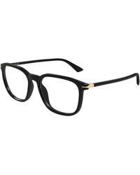 Montblanc - Mb0438O 002 Optical Frames Acetate Transparent Squared - Lyst