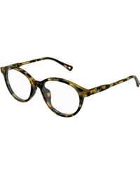 Chloé - Ch0316Oa 002 Optical Frames Acetate Transparent Round - Lyst