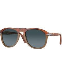 Persol - Po0649 1025S3 Sunglasses Acetate Pilot Polarized - Lyst