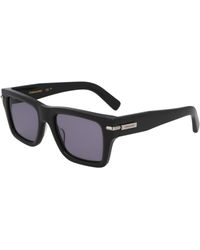Ferragamo - Sf2033S 019 Sunglasses Acetate Squared Normal - Lyst
