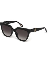 Just Cavalli - Sjc105 700 Sunglasses Acetate Smoke Butterfly Normal Shaded - Lyst