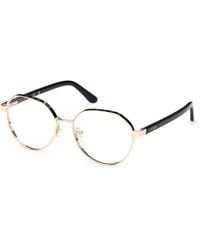 Guess - Gu50124 5 Optical Frames Metal Round Normal - Lyst