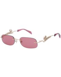 Barrow - Sba013 Round Glasant 300K Sunglasses Metal Geometric Normal - Lyst