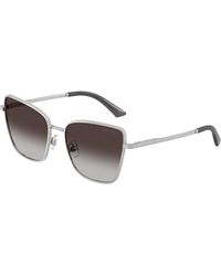 Jimmy Choo - Jc4023J 30028G Sunglasses Metal Squared Normal Shaded - Lyst