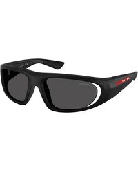 Prada Linea Rossa - Ps B03S 1Bo06F Sunglasses Injected Geometric Normal - Lyst