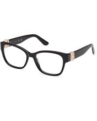Guess - Gu50120 001 Optical Frames Acetate Squared Normal - Lyst