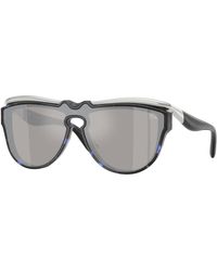 Burberry - Be3162U 10056G Sunglasses Metal Pilot Mirrored - Lyst