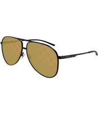 Gucci - Gg1677S 005 Sunglasses Metal Pilot - Lyst