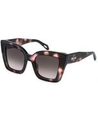 Just Cavalli - Sjc142 01Gq Sunglasses Acetate Squared Normal Nuanced - Lyst