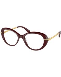 Swarovski - Sk2001 1008 Optical Frames Acetate Transparent Round Normal - Lyst