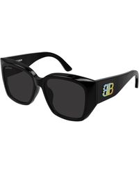 Balenciaga - Bb0445Sk 002 Sunglasses Acetate Butterfly - Lyst