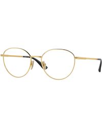 Vogue Eyewear - Vo4306 280 Optical Frames Metal Transparent Round Normal - Lyst