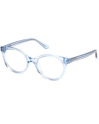 Guess - Gu50267 90 Optical Frames Acetate Round Normal - Lyst