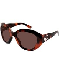 Gucci - Gg2200S 002 Sunglasses Acetate Geometric - Lyst