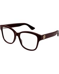 Gucci - Gg1340O 004 Optical Frames Plastic Squared - Lyst