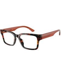 Emporio Armani - Ea3245U 6182 Optical Frames Acetate Squared Normal - Lyst