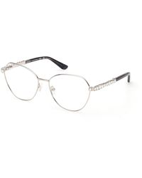Guess - Gm50056 10 Optical Frames Metal Round Normal - Lyst