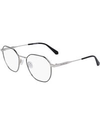 Calvin Klein - Ckj22220 043 Optical Frames Metal Squared Normal Photochromatic - Lyst