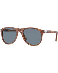 Persol - Po9649S 96/56 Sunglasses Acetate Pilot Normal - Lyst