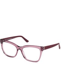 Guess - Gu50172 081 Optical Frames Acetate Squared Normal - Lyst