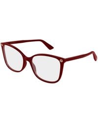 Gucci - Gg0026O 031 Optical Frames Acetate Transparent Cat Eye - Lyst