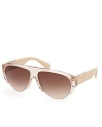 MAX&Co. - Mo0167 57F Sunglasses Acetate Pilot Normal - Lyst