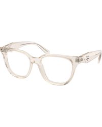Prada - Pr C11V 26P1O1 Optical Frames Acetate Transparent Butterfly Normal - Lyst