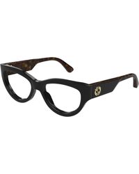 Gucci - Gg1665O 005 Optical Frames Acetate Transparent Cat Eye - Lyst