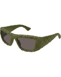 Bottega Veneta - Bv1303S 002 Sunglasses Injected Round - Lyst