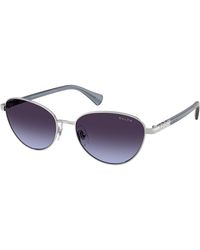 Ralph Lauren - Ra4150 90014Q Sunglasses Metal Cat Eye Normal Nuanced - Lyst