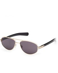 adidas - Or0137 32A Sunglasses Metal Smoke Squared Normal - Lyst