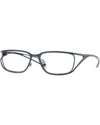 DIESEL - Dl5006 1002 Optical Frames Metal Squared Normal - Lyst