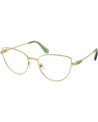 Swarovski - Sk1007 4017 Optical Frames Metal Cat Eye Normal - Lyst