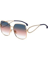 Etro - 0071/F/S Ddb/Ff Sunglasses Metal Squared Normal - Lyst