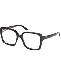 Guess - Gu50435 1 Optical Frames Acetate Squared Normal - Lyst